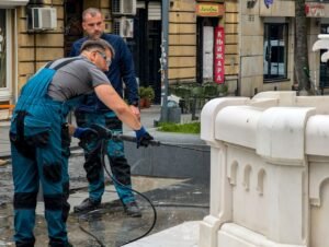 high pressure driveway cleaning